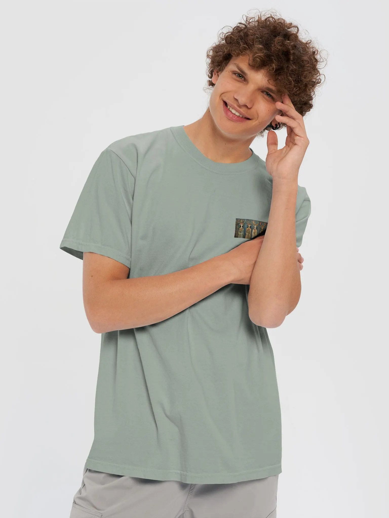 Whimsical Antlered Figures T-Shirt product image (5)