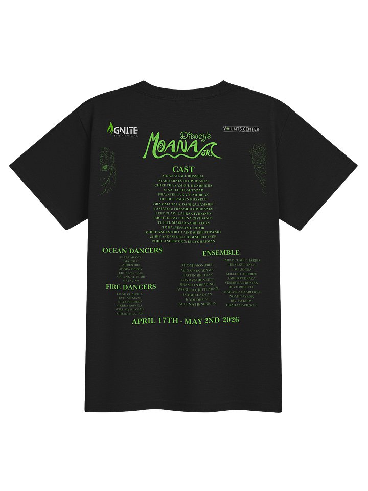 Ignite Theatrical’s Moana JR Official Youth Cast T-Shirt – Limited Edition product image (2)