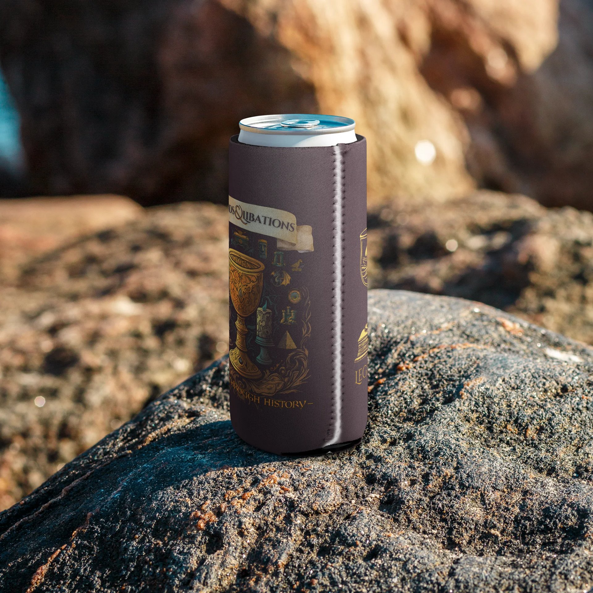 Legends & Libations Dual Logo Slim Sized Coozie product image (7)