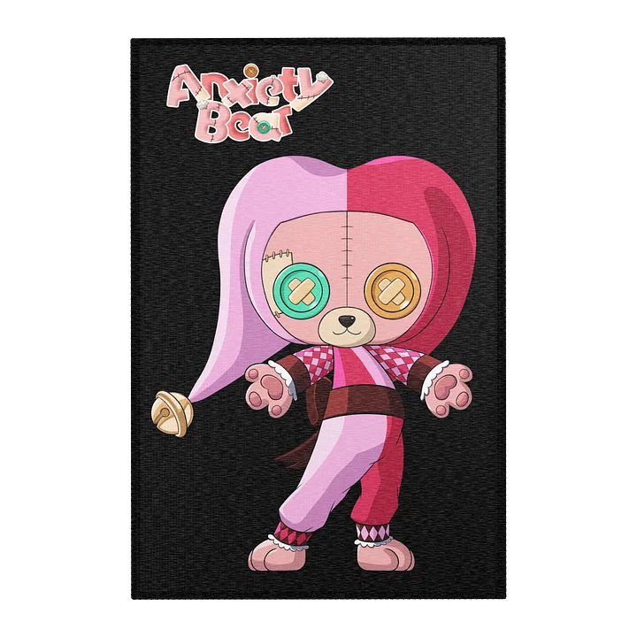 Anxiety Bear Split-Jester Area Rug product image (1)