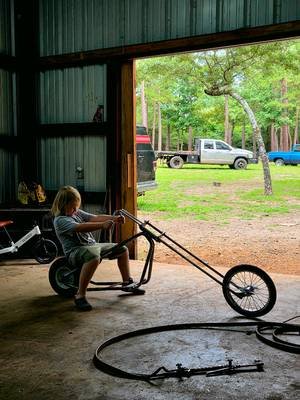 The clock is ticking down to the Sturgis Buffalo Chip Custom Mini Series hosted by @The Ornery One at Camp Zero on August 11th, but we’re making sure the next generation knows exactly what it takes to build a chopper from the ground up. ​Hood down, gloves on, and burning wire. Rate the little man’s first custom build fabrication skills! 👇 ​Drop a 🔥 if he killed it under the hood! ​#campzero #chopper #sturgis #minichop #theorneryone 