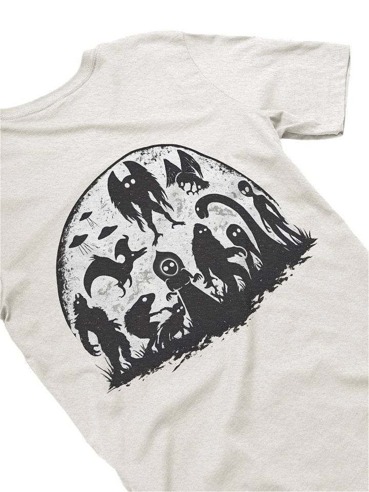 CRYPTID MOON W/ FRONT LOGO SUPER SOFT T-SHIRT (HEATHERED COLORS PT.2) product image (1)