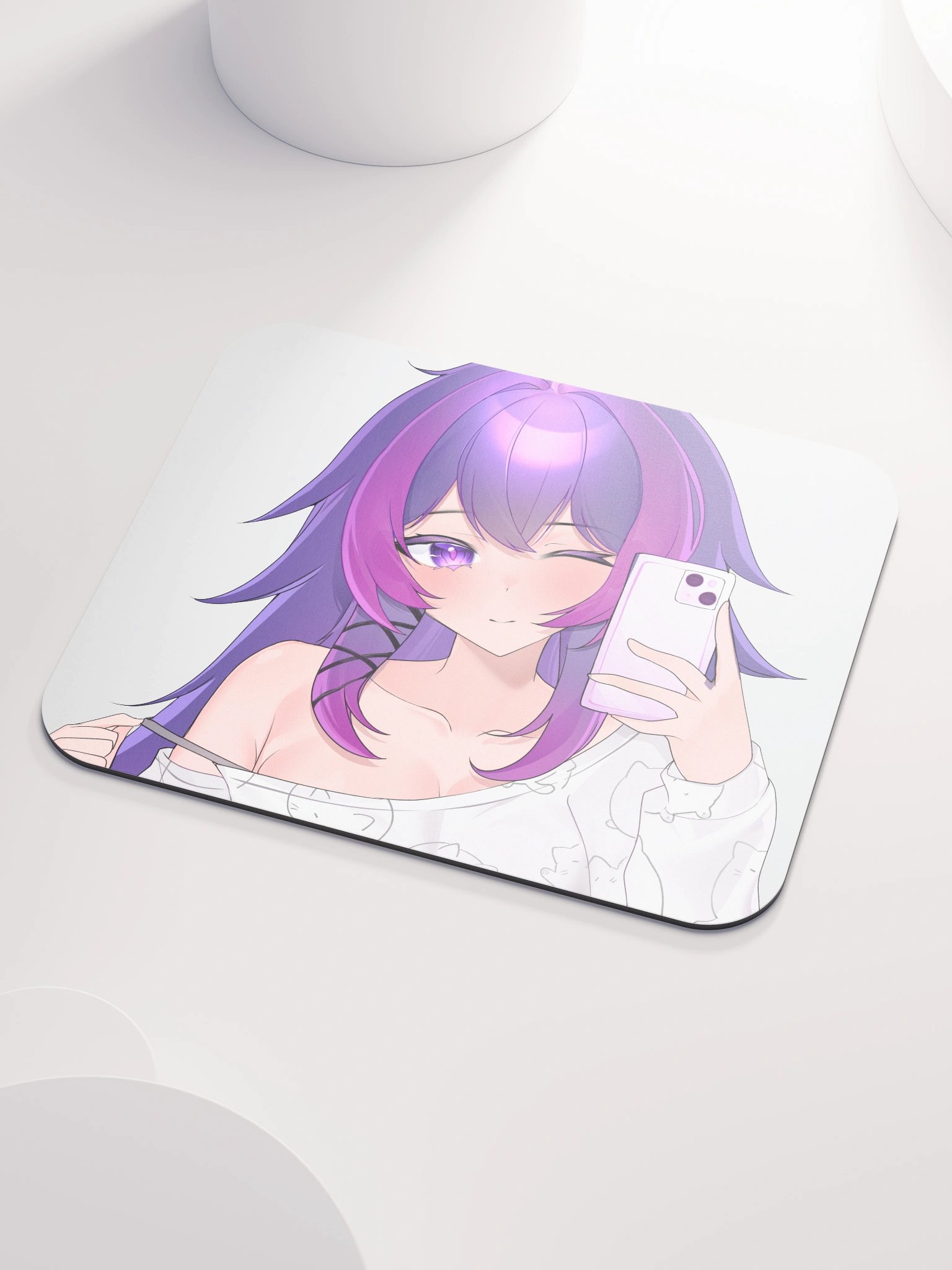 Mirror Selfie Face Mouse Pad product image (3)
