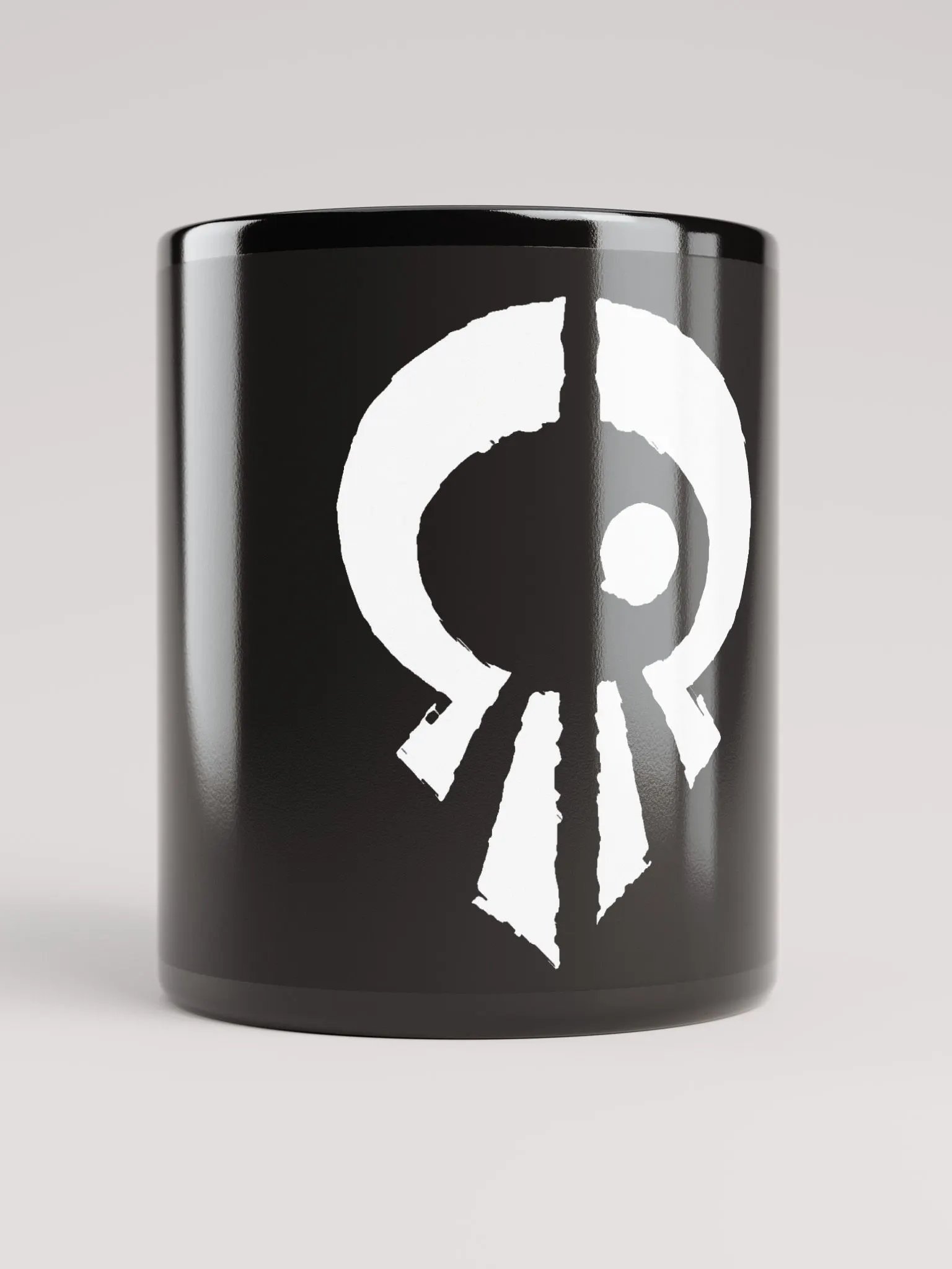 Black Glossy Mug - ROR White product image (5)