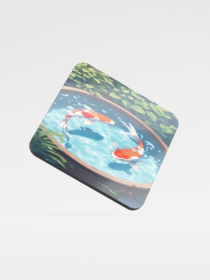 Zen Koi Pond - Cork Coaster product image (1)