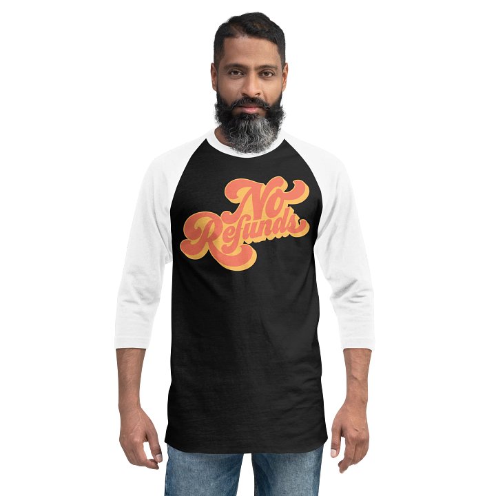 Retro Fine Print Raglan Tee product image (11)