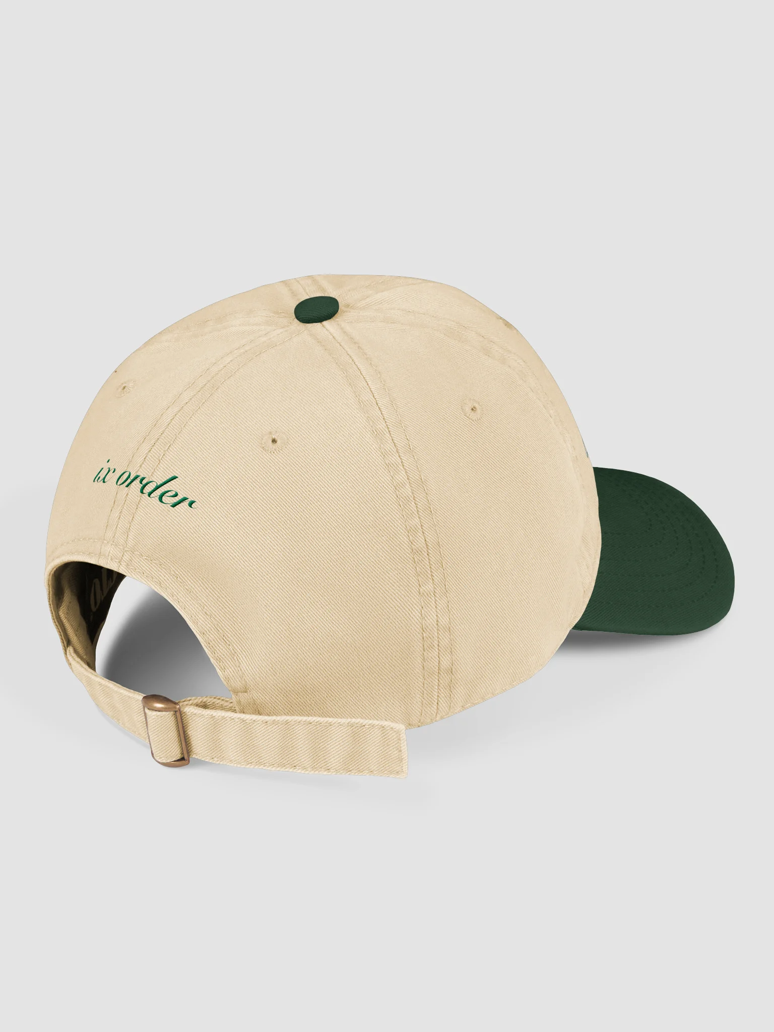 M22 Hat (Cream/Green) product image (4)