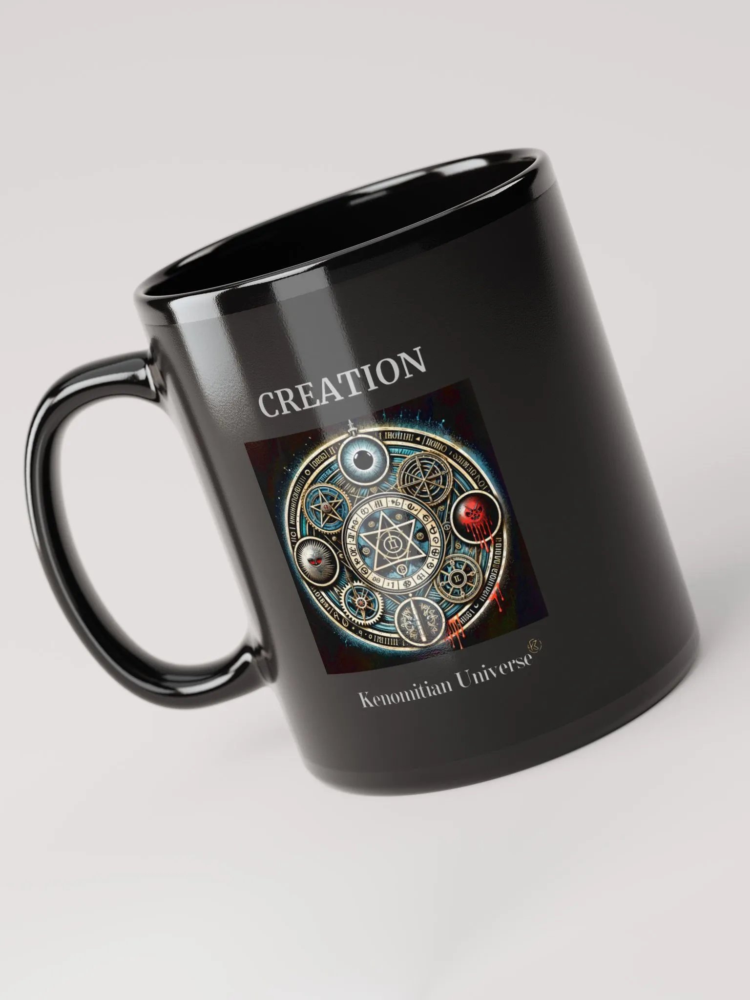 Creation | Black Glossy Mug product image (2)