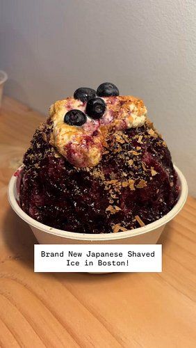 I tried the brand new Japanese shaved ice @goriandco in Jamaica Plain, Boston! 

After seeing @wannabestayathomedad go there ...