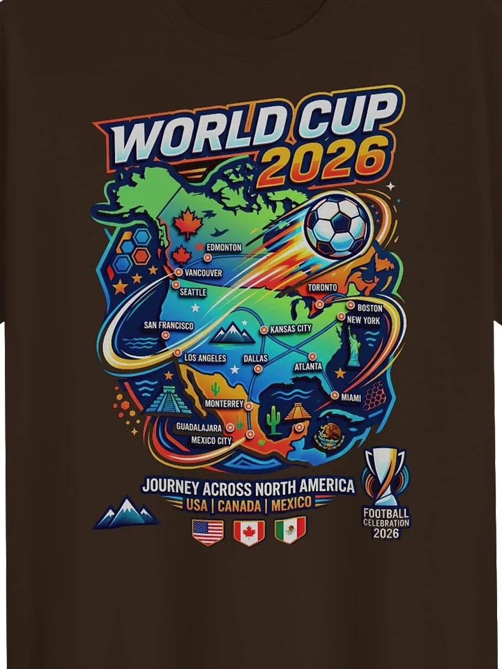 World Cup 2026 The Stadium Route Graphic Tee product image (2)
