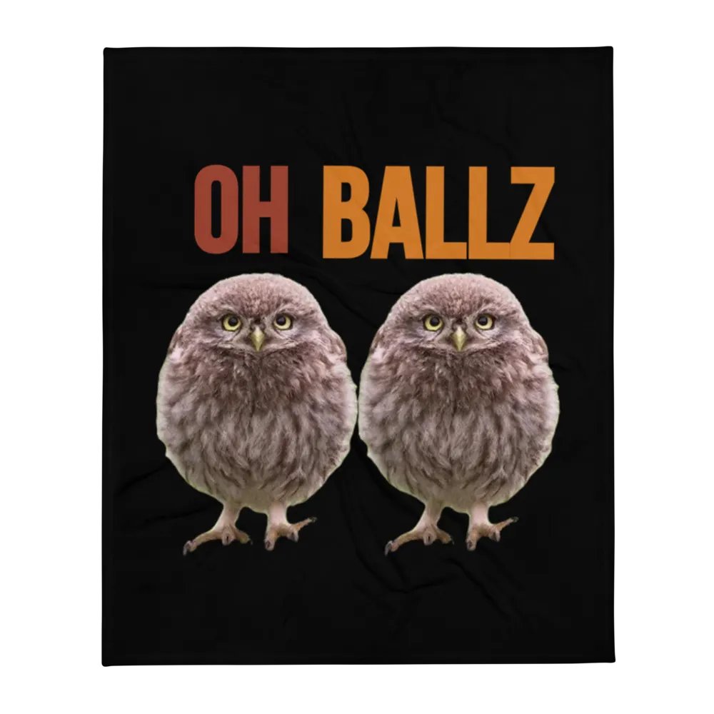 Oh Ballz Blanket - Black product image (2)