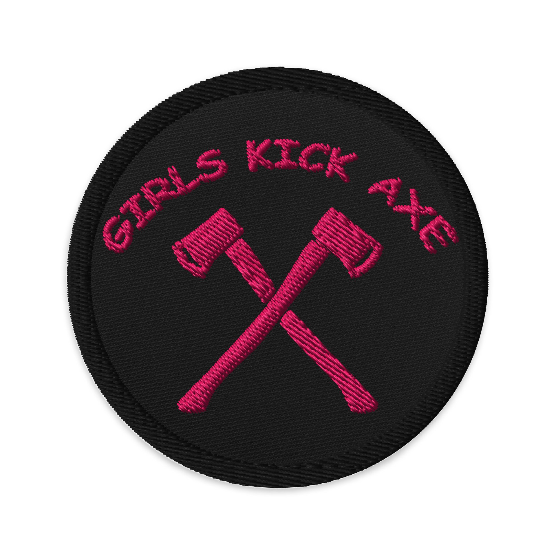 Girls Kick Axe Embroidered Patch product image (1)