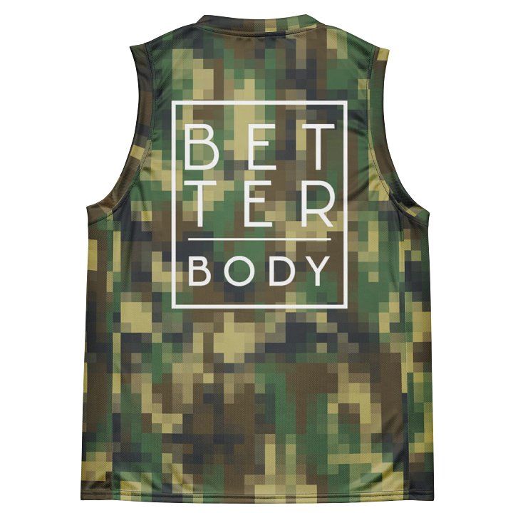 Better Body Pixelated Camo White Logo Luxury Jersey product image (2)