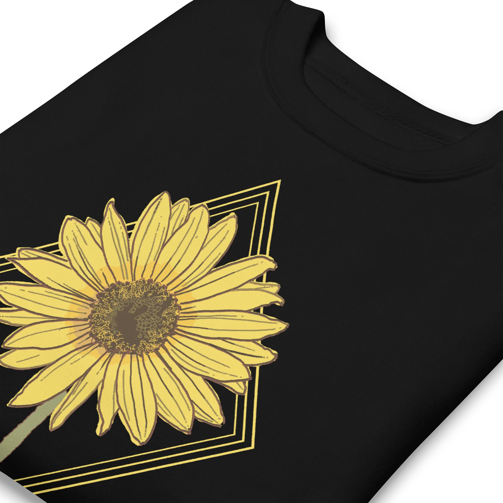 Helianthus Sunflower Unisex Crew Neck Sweatshirt product image (3)