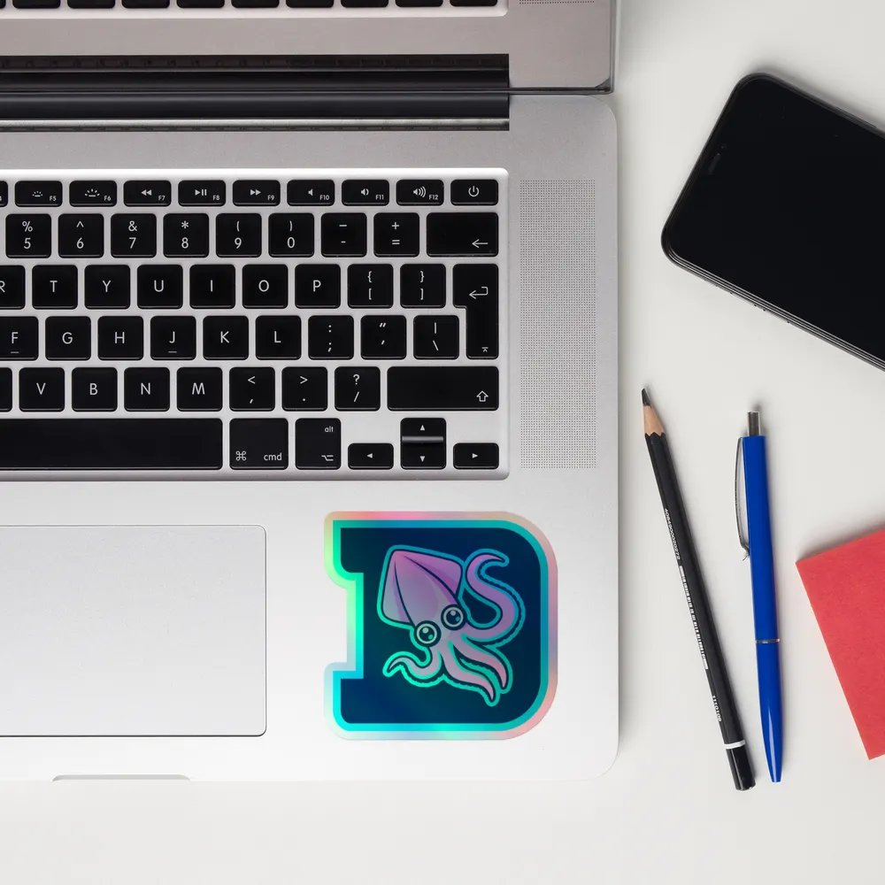 Holographic Sticker 3 - SQUID product image (10)