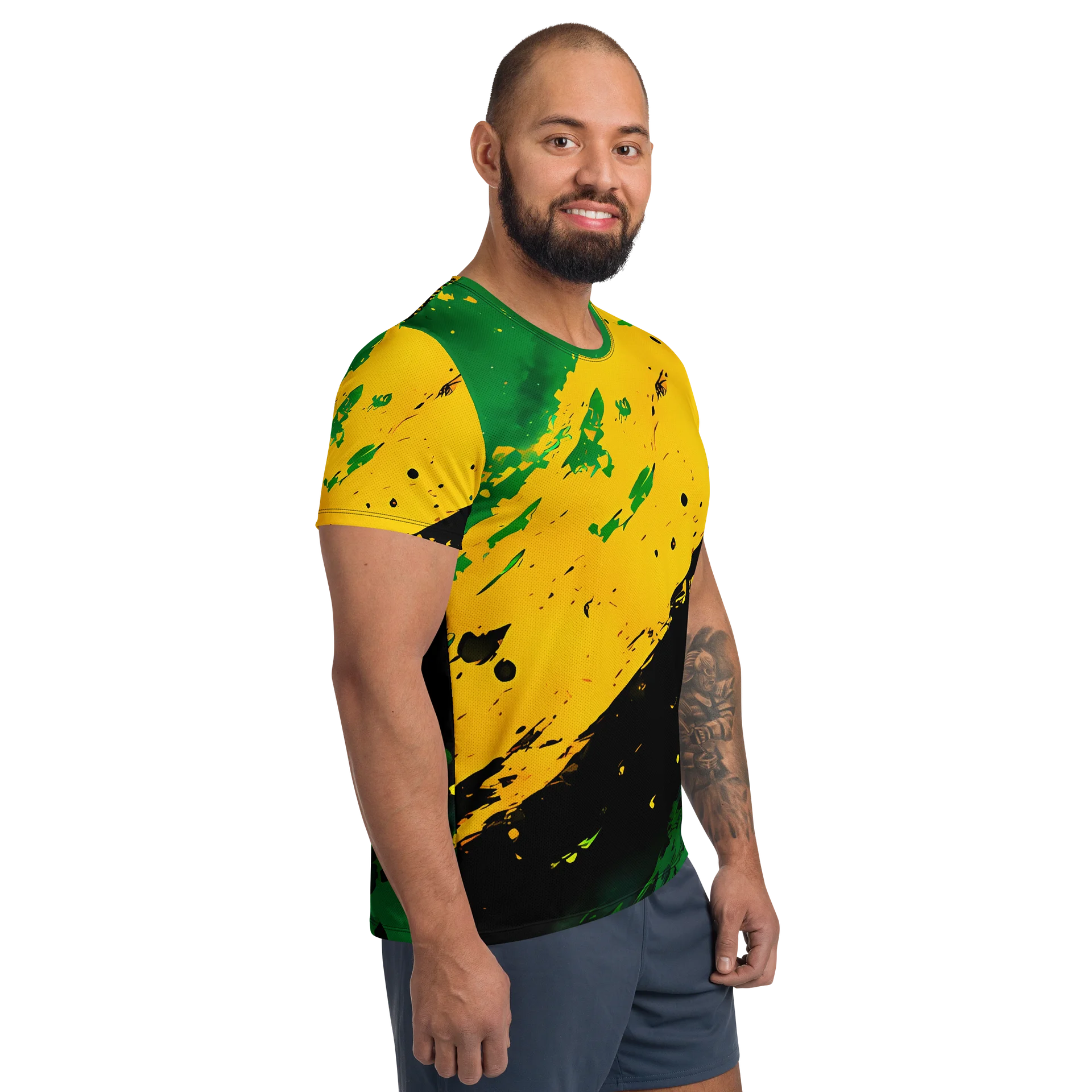 Vintage Jamaica Sport Print - CaribbeanApples | Athletic T-Shirt product image (4)