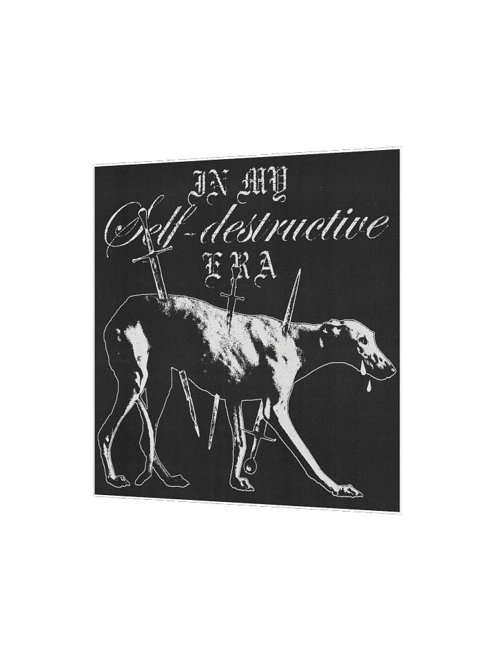 SELF-DESTRUCTIVE POSTER product image (3)