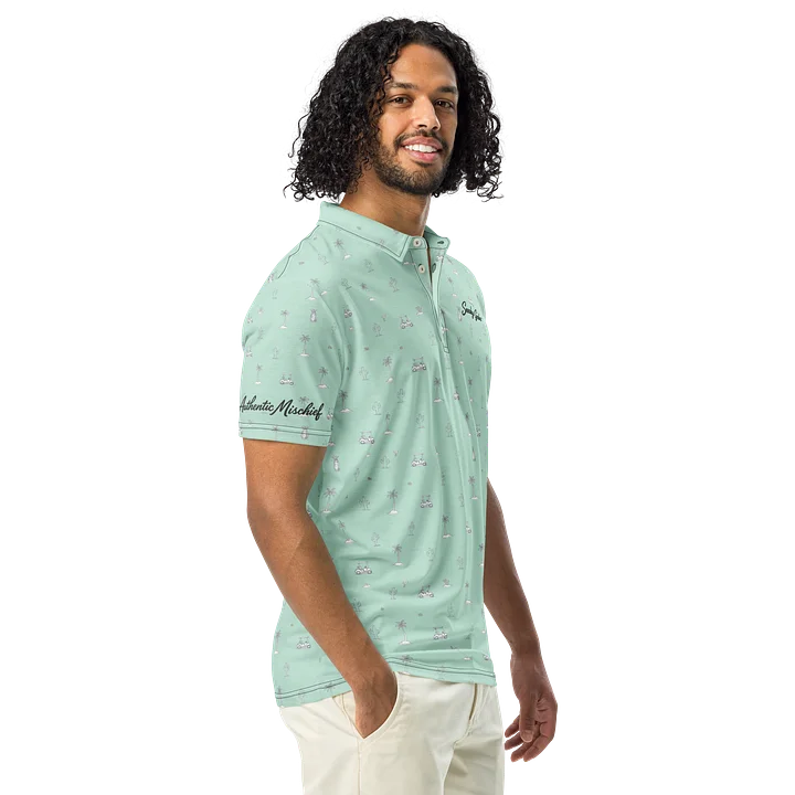 NEW Sneaky Golf™ Minty Fresh Desert Polo product image (2)