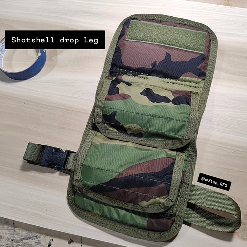 The 2nd iteration of the shotshell drop leg, part of the up coming woodland batch. 

The thicker padding performed as expecte...