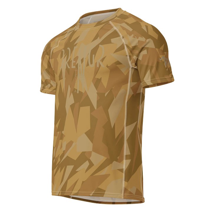 DRENGR Full-M90 Tan Short Rash Guard product image (1)