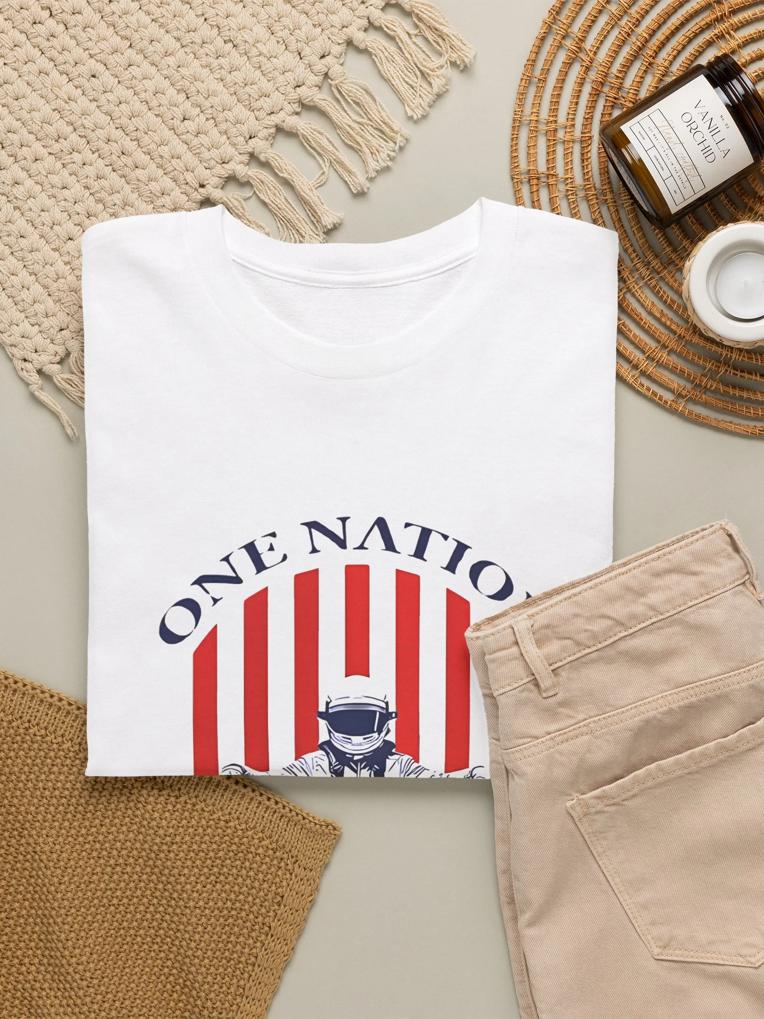 One Nation One Race Oversized Shirt product image (125)