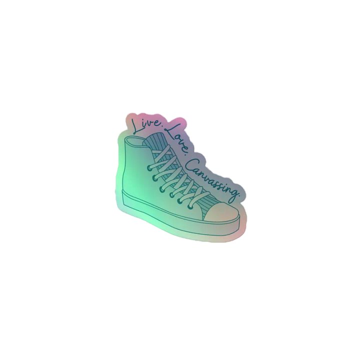 Live Love Canvassing Holographic Sneaker Sticker Set product image (1)