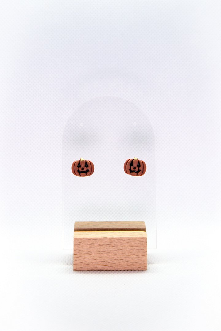 Jack'o'lantern Studs product image (2)