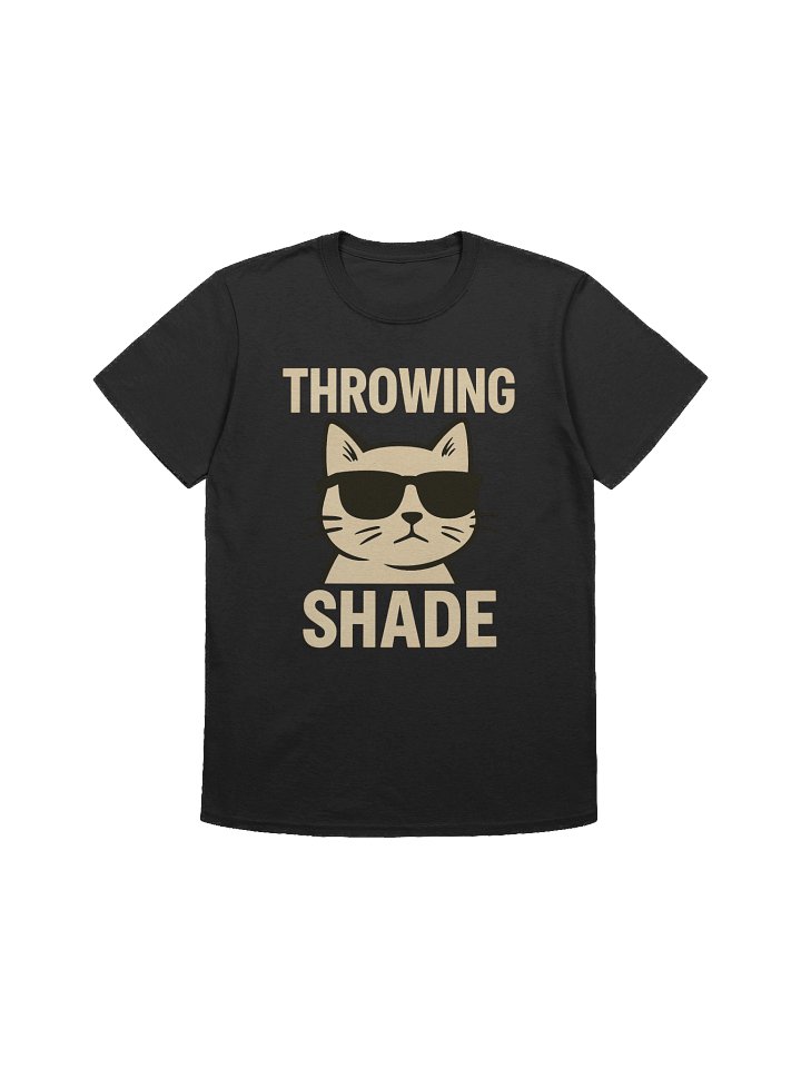 Throwing Shade Cat Meme T-Shirt – Funny Sunglasses Graphic Tee product image (1)