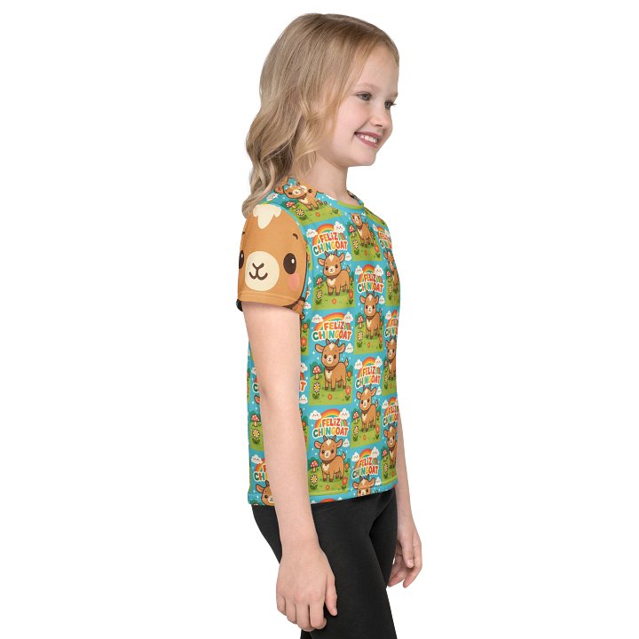 Feliz Chingoat -Kids size- all-over print Tee product image (2)