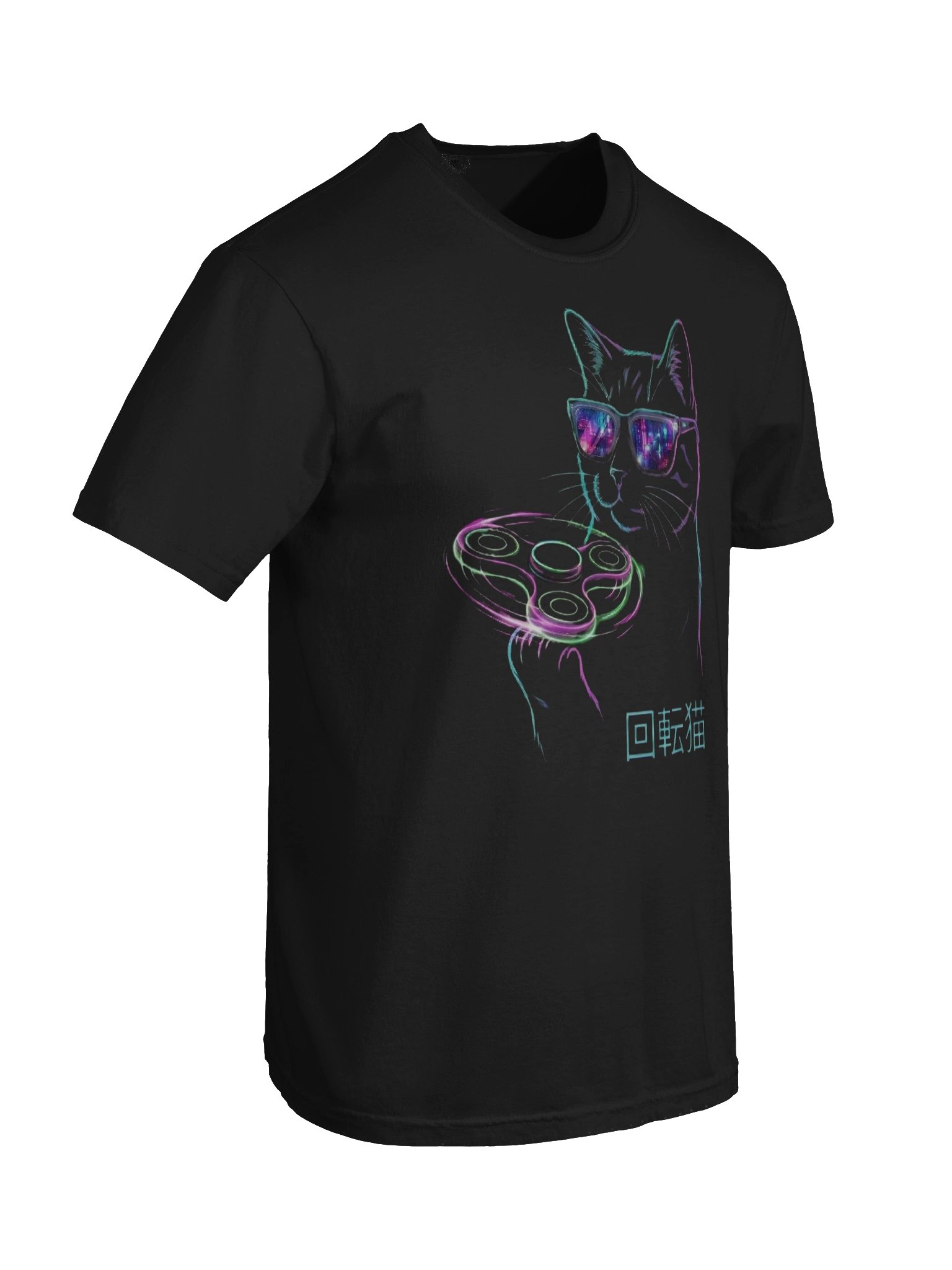 "Kaiten Neko" Signature Neon T-Shirt product image (4)