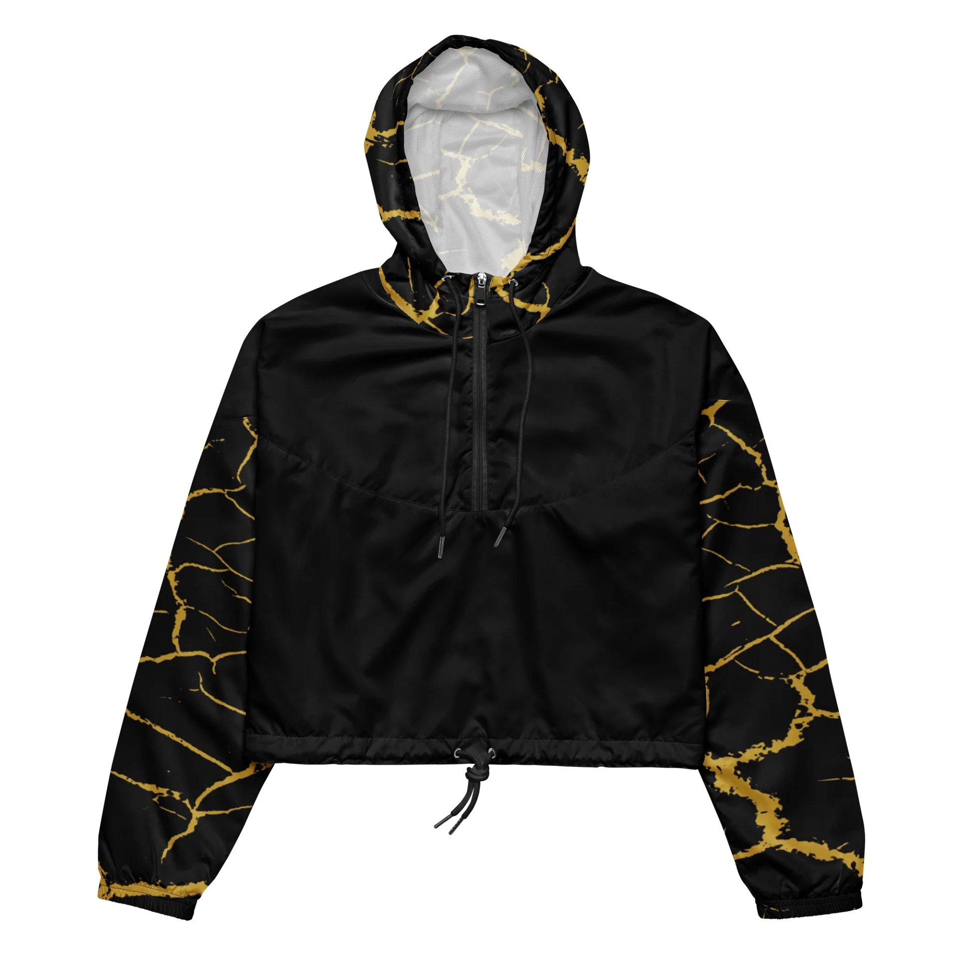 Kintsugi Scars Cropped Windbreaker product image (2)