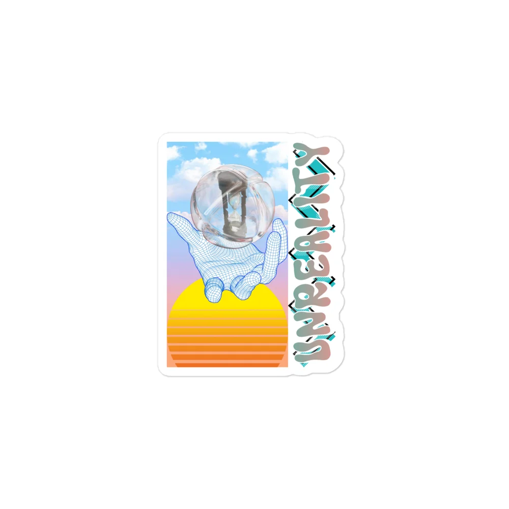 Surreal Unreality Kiss Cut Sticker product image (1)