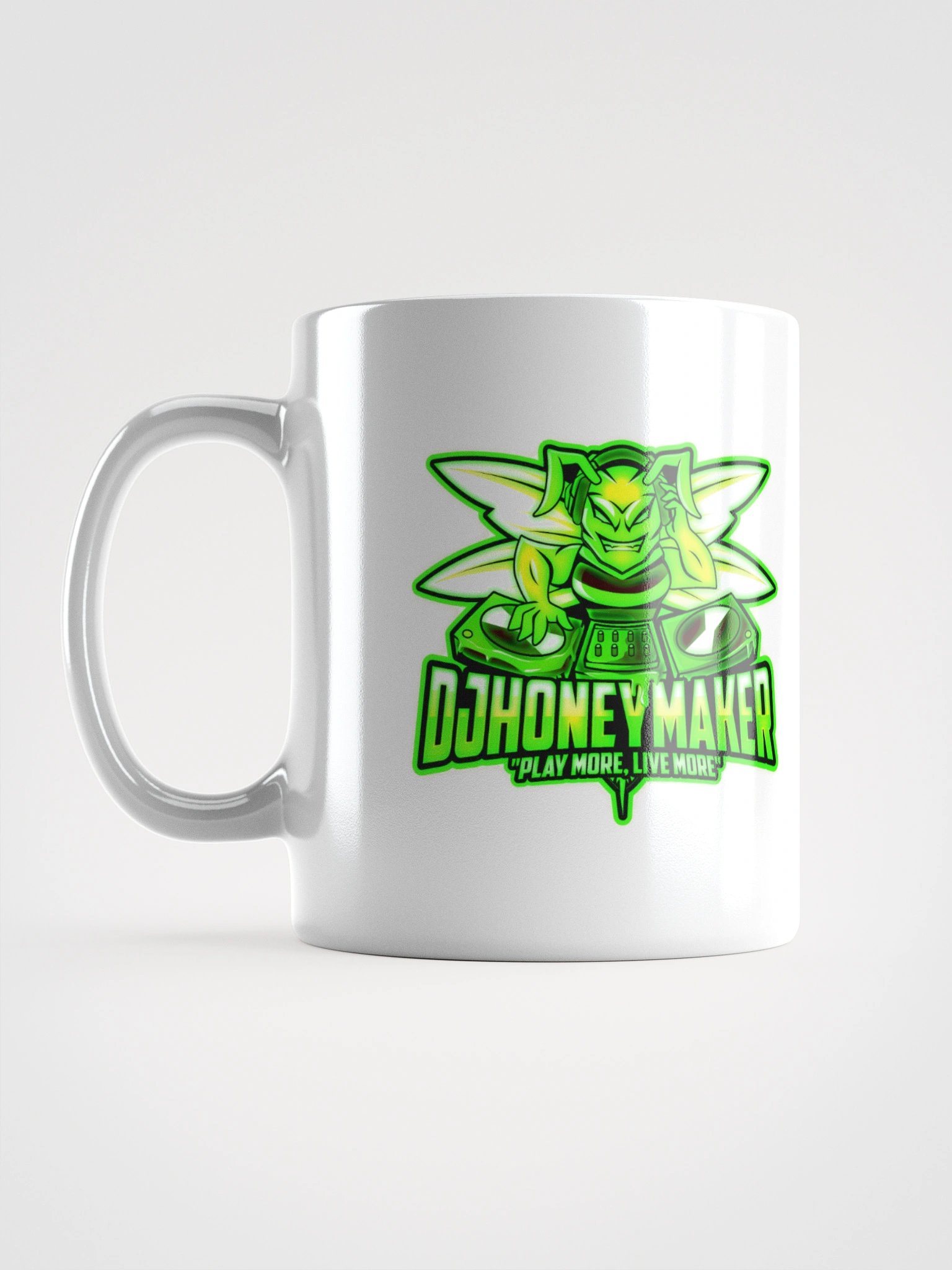 Neon Logo White Glossy Mug product image (17)