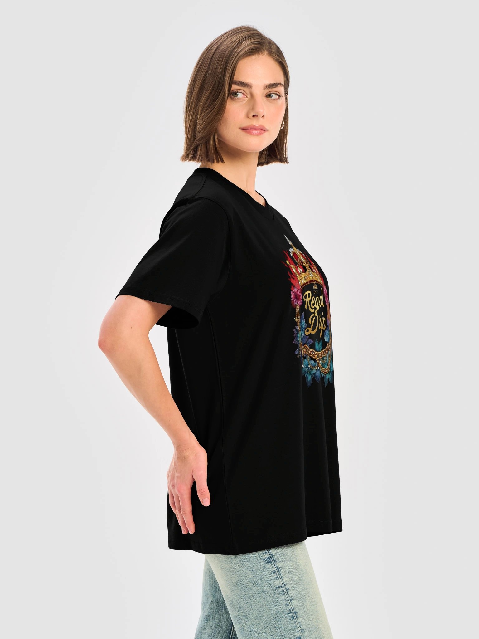 By Royal Decree ByRD Regal Drip Women's Royal Tee product image (6)