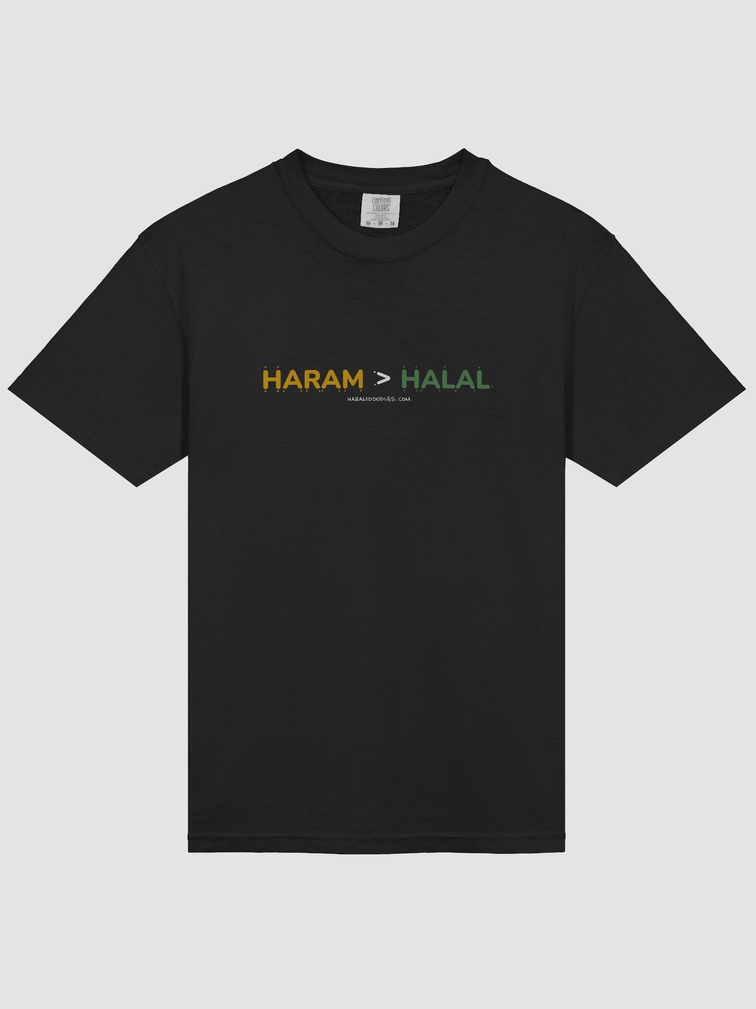 Haram > Halal Heavyweight T-Shirt product image (3)