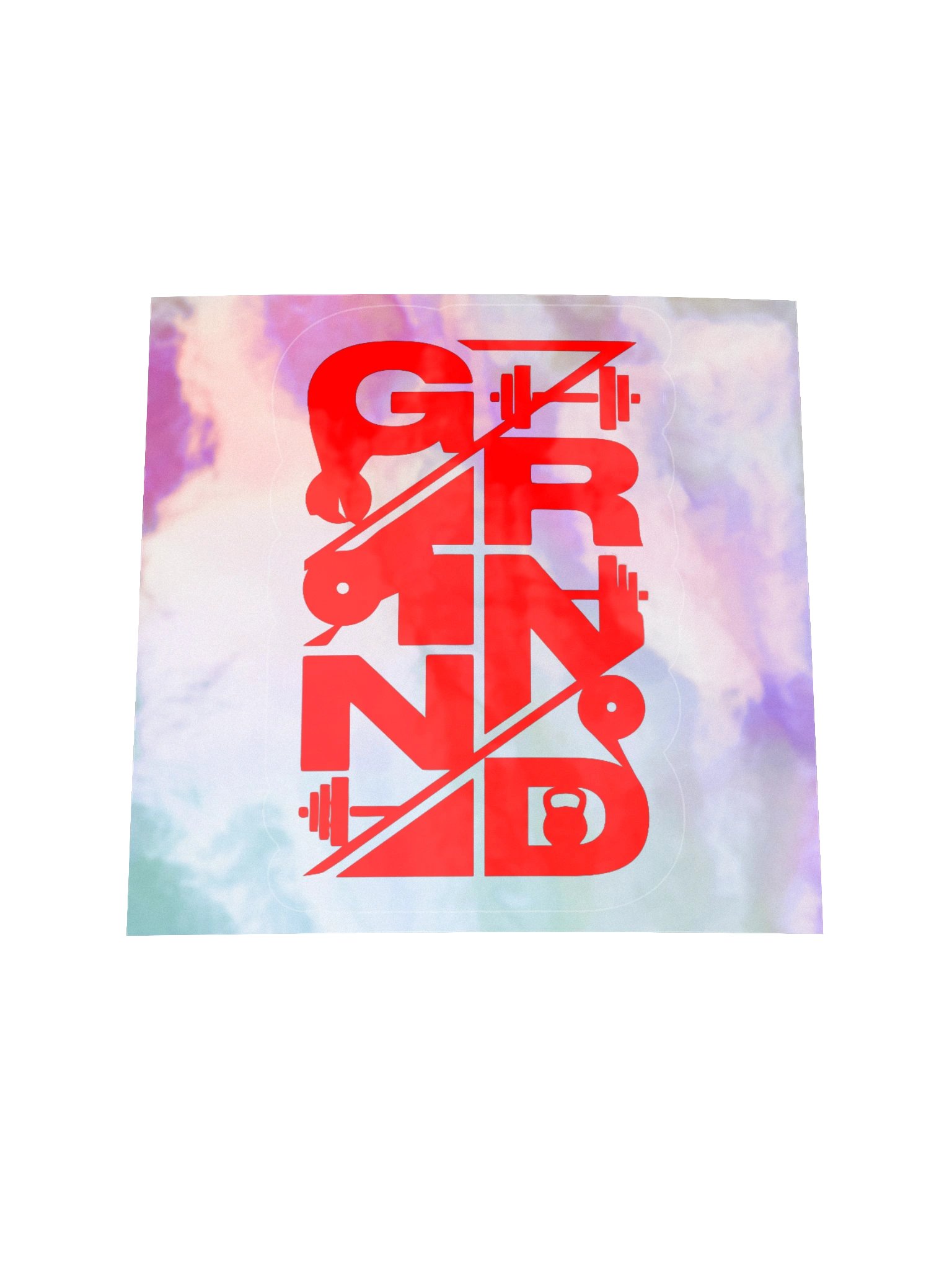 GRND Grind Motivation Holographic Sticker – Gym Decal product image (3)