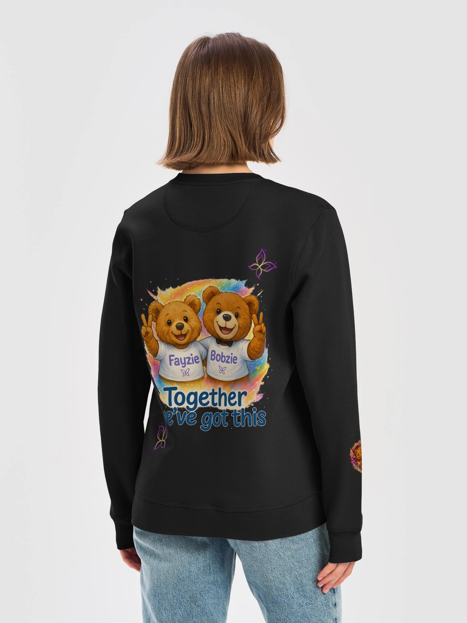 Butterfly Bliss Organic Sweatshirt Signature Edition | FayzieBobs product image (6)