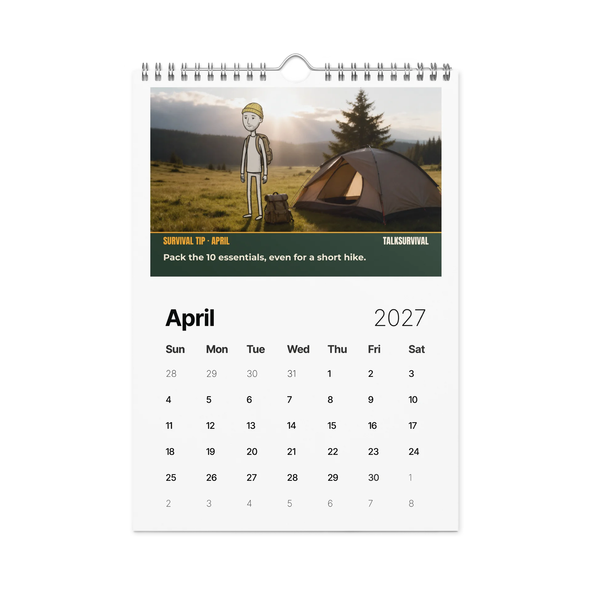 Talk Survival 2027 Fishing Calendar