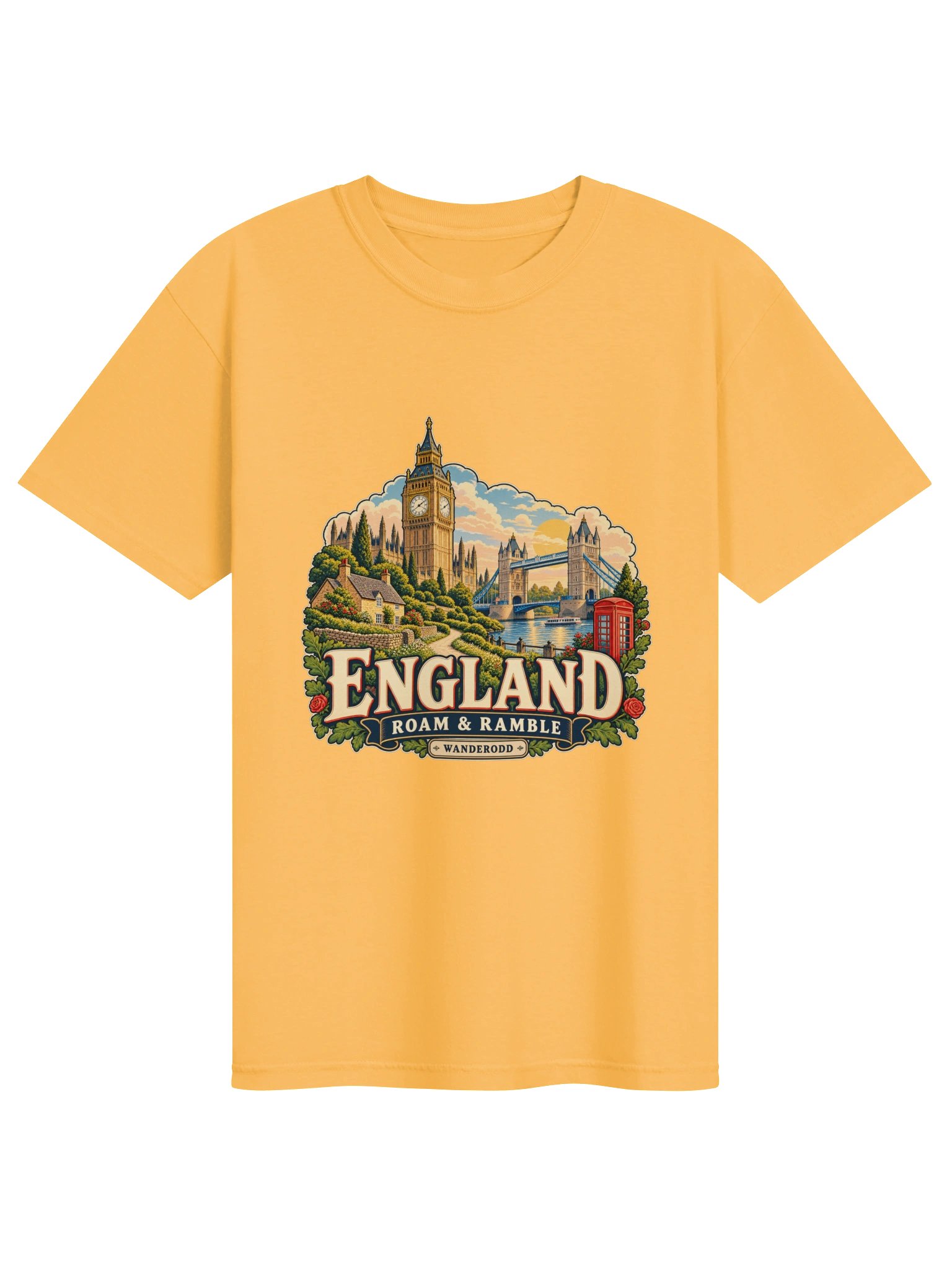 England Big Ben Graphic T-Shirt – Comfort Colors® | WanderOdd product image (92)
