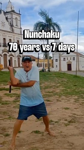 Nunchaku training, 7 days! Week 33 of #53skills #nunchaku