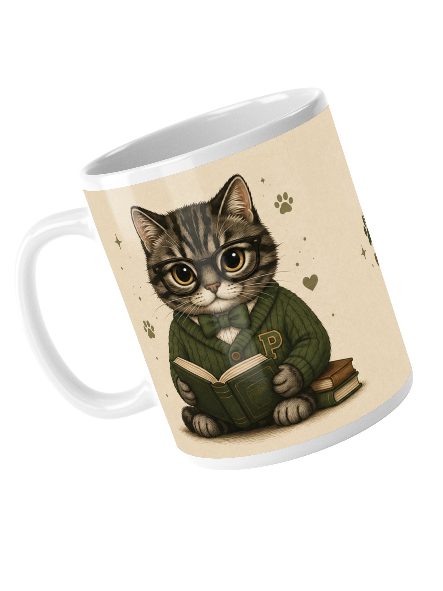 Pickles Social Battery Kitten Reading Mug product image (5)