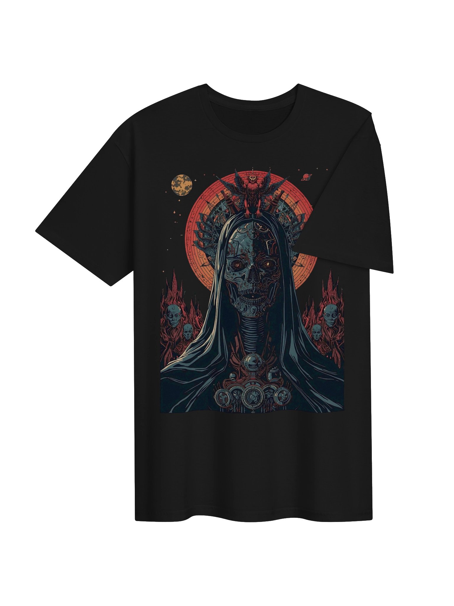 Neon Gothic Skull T-Shirt product image (7)