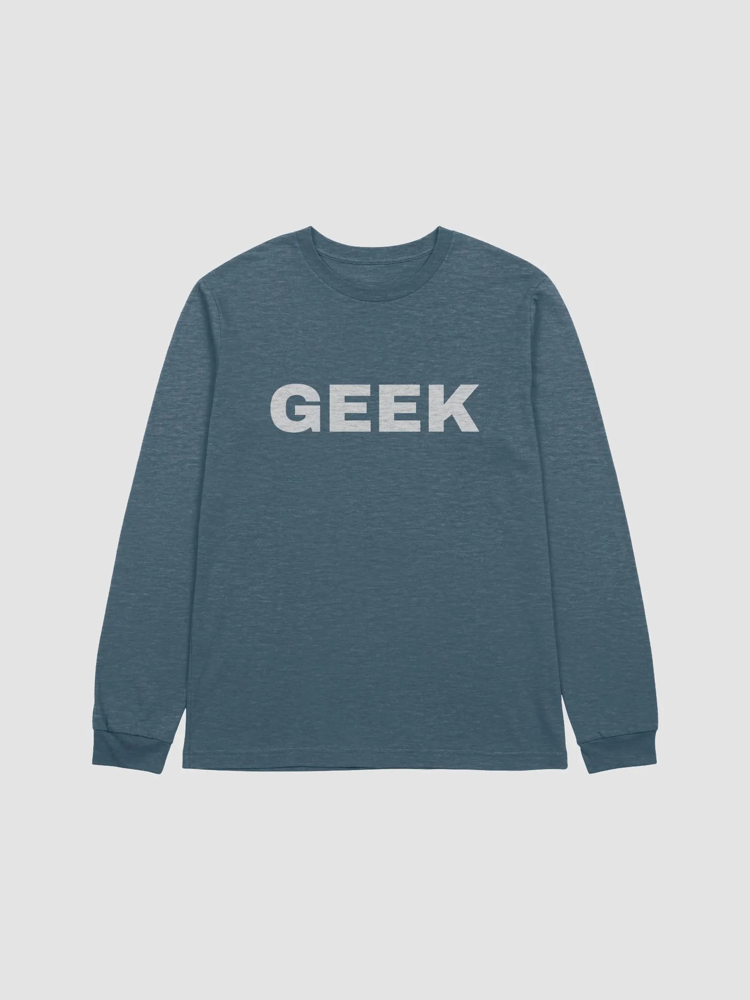 Geek long-sleeved tee (bold) product image (13)