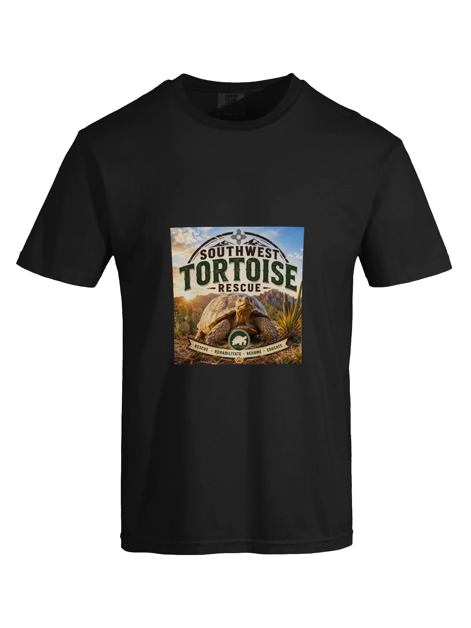 Southwest Tortoise Rescue Desert T-Shirt product image (18)