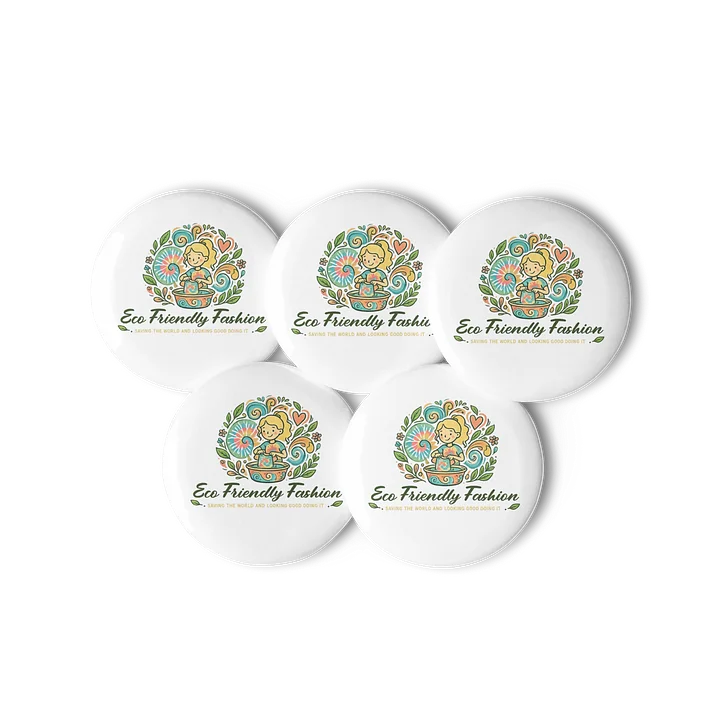 Eco Friendly Fashion - Set of 5 Buttons product image (2)