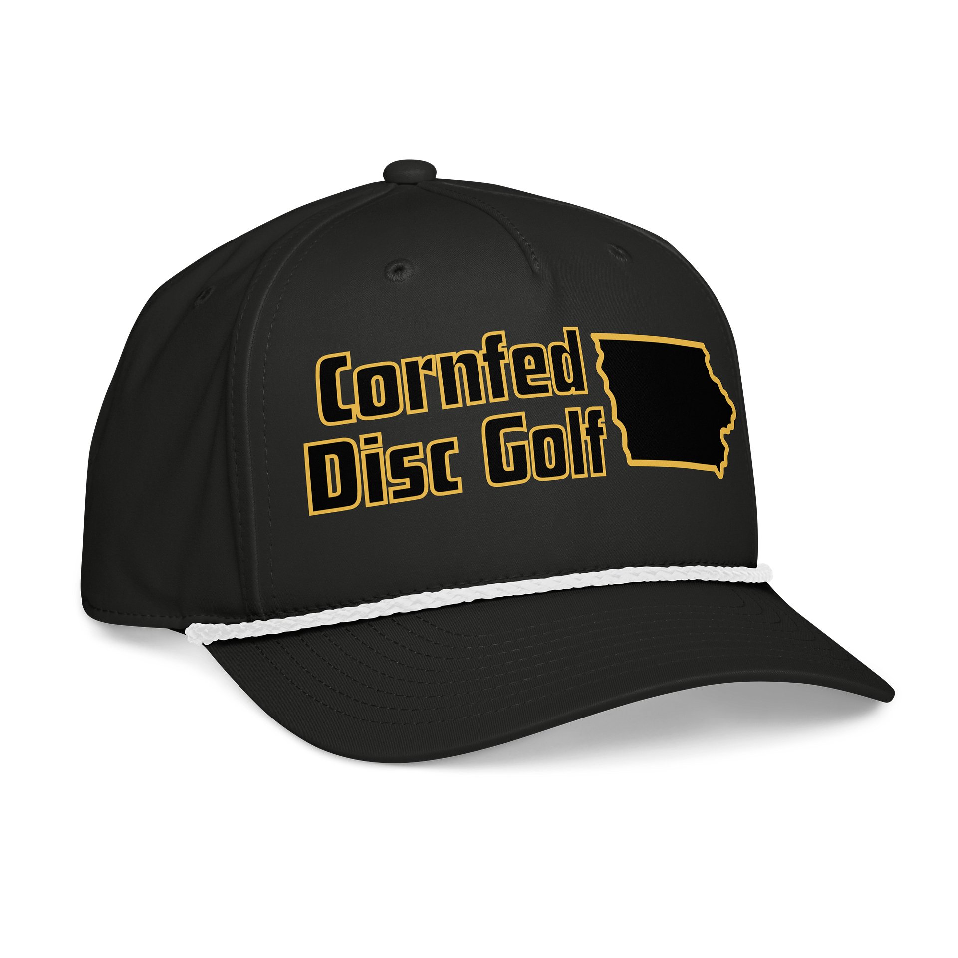 Cornfed Disc Golf Rope Hat Iowa product image (5)