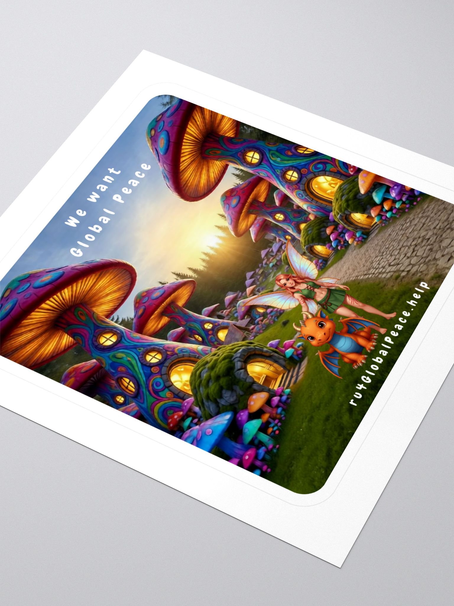 We want Global Peace - Stickers product image (3)