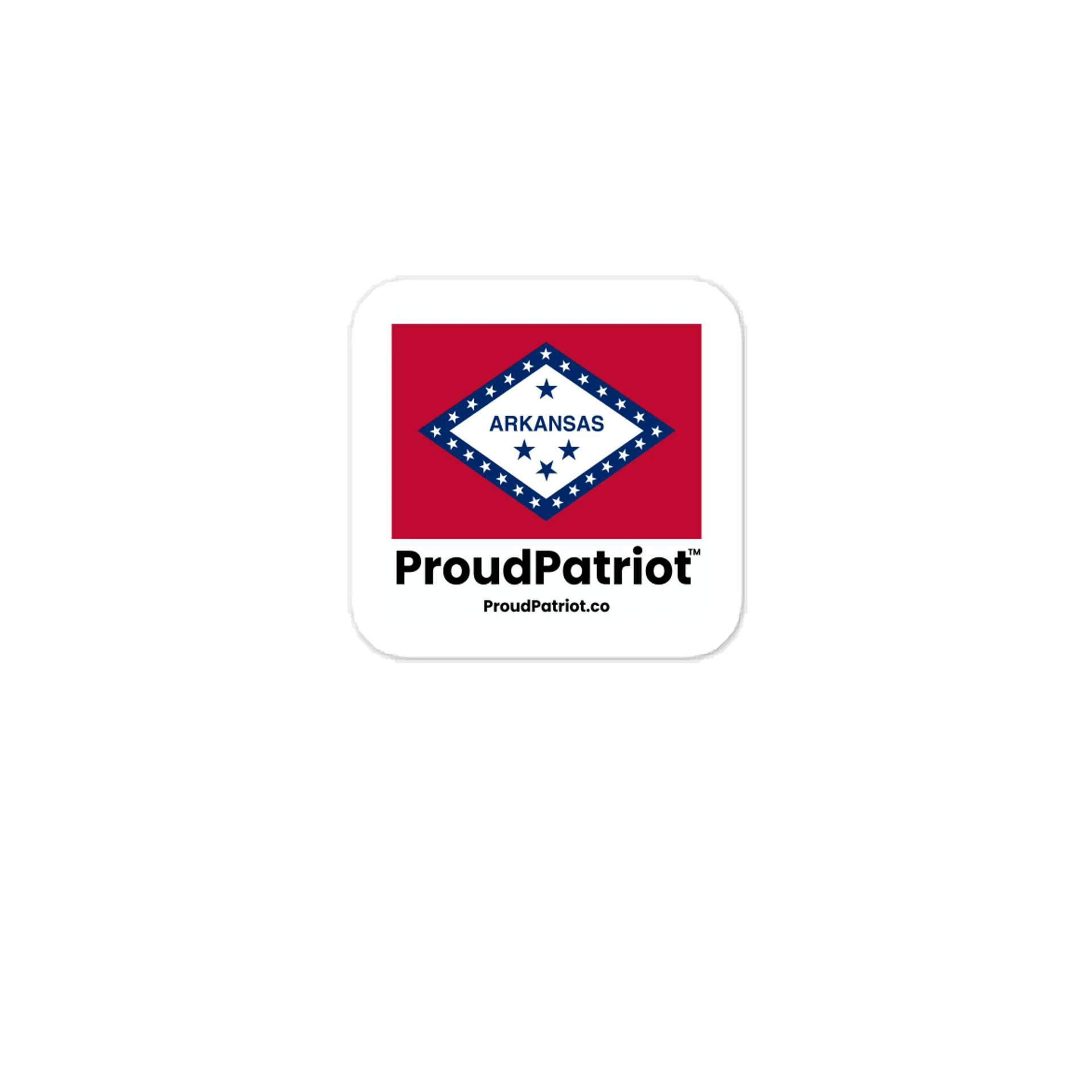 Arkansas State Flag Vinyl Sticker product image (1)