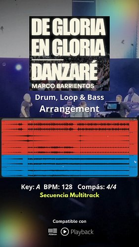 🥁Drums, Loop & Bass Arrangement | De Gloria En Gloria - Danzaré (Synth Cover) producido y mezclado por JC Música

🟩 Adquiere ...