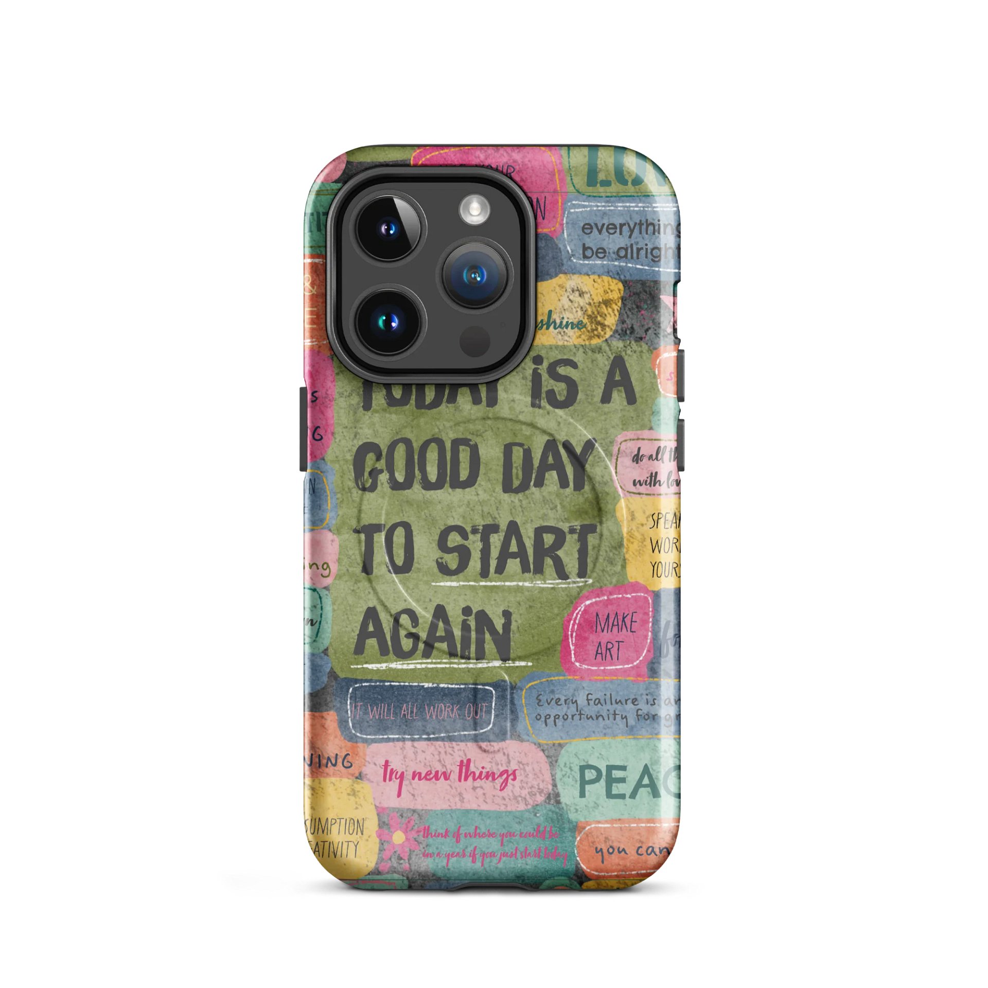 Start Again - Positive Words Phone Case product image (2)